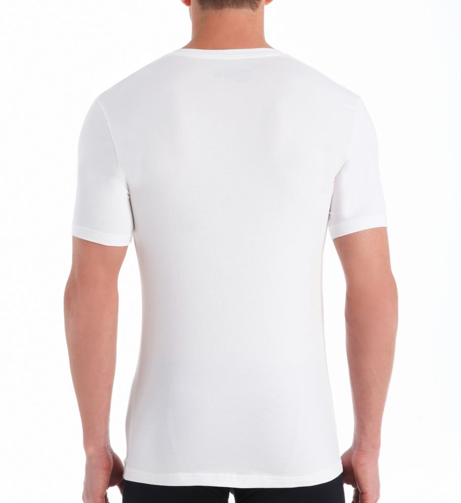 V-Neck Cotton Blend T-Shirt