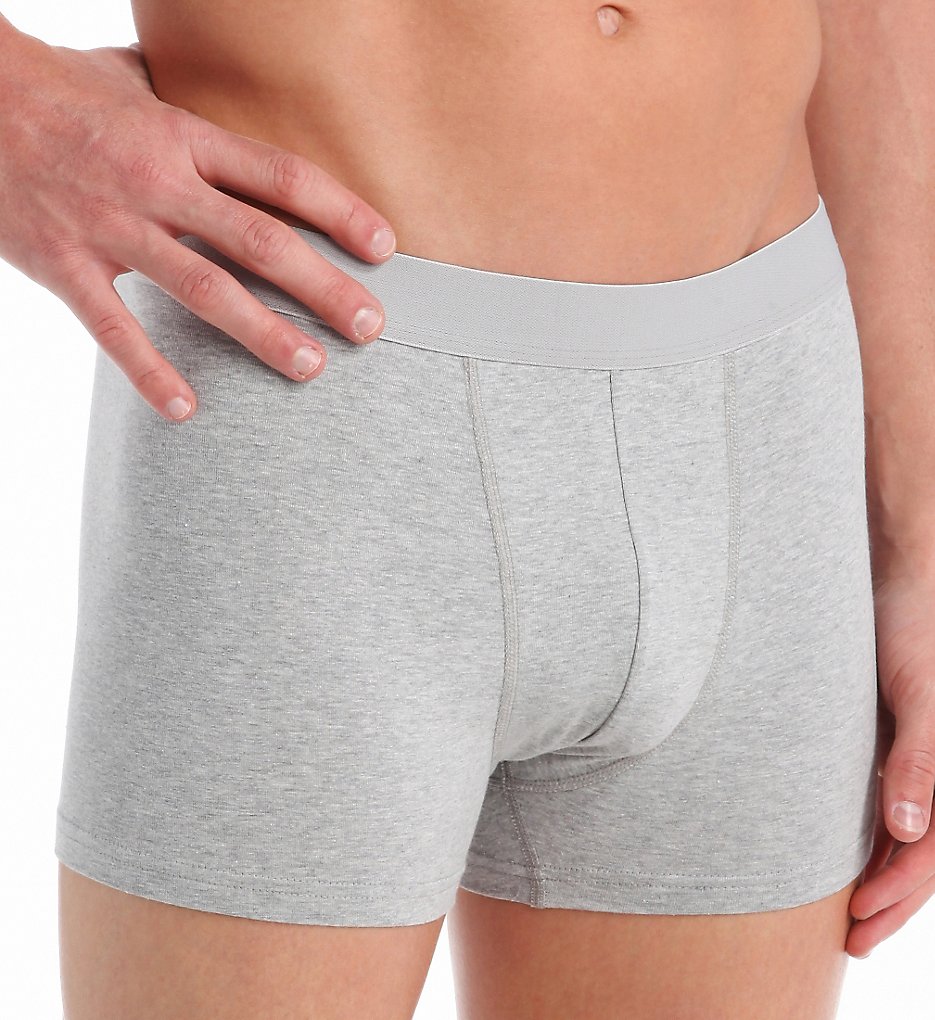 Bread and Boxers BNBUS202 Cotton Boxer Briefs (Medium Grey)