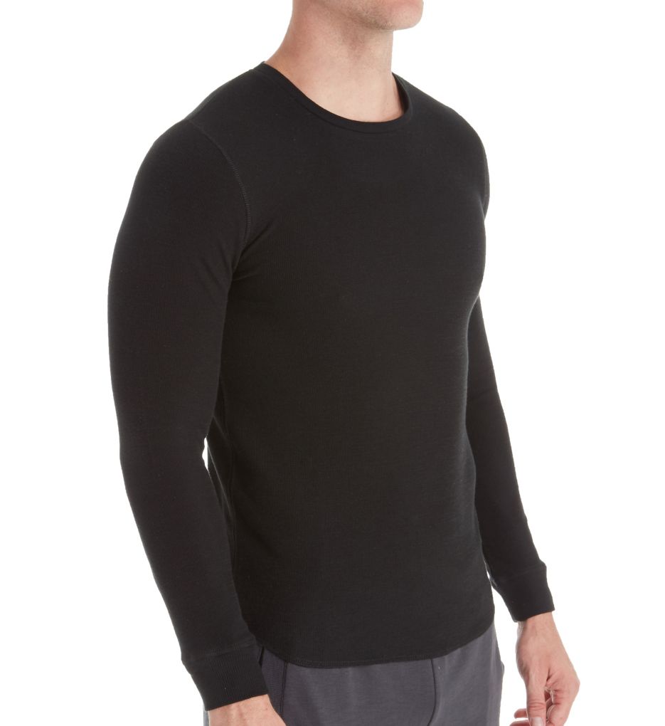 Men's Long Sleeve Thermal Crew Shirt-acs