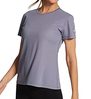 Podium UPF 30 Wicking Short Sleeve T-Shirt Light Gray L
