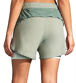 Chaser 5 Inch 2-In-1 Short Pebble/Mint 2X