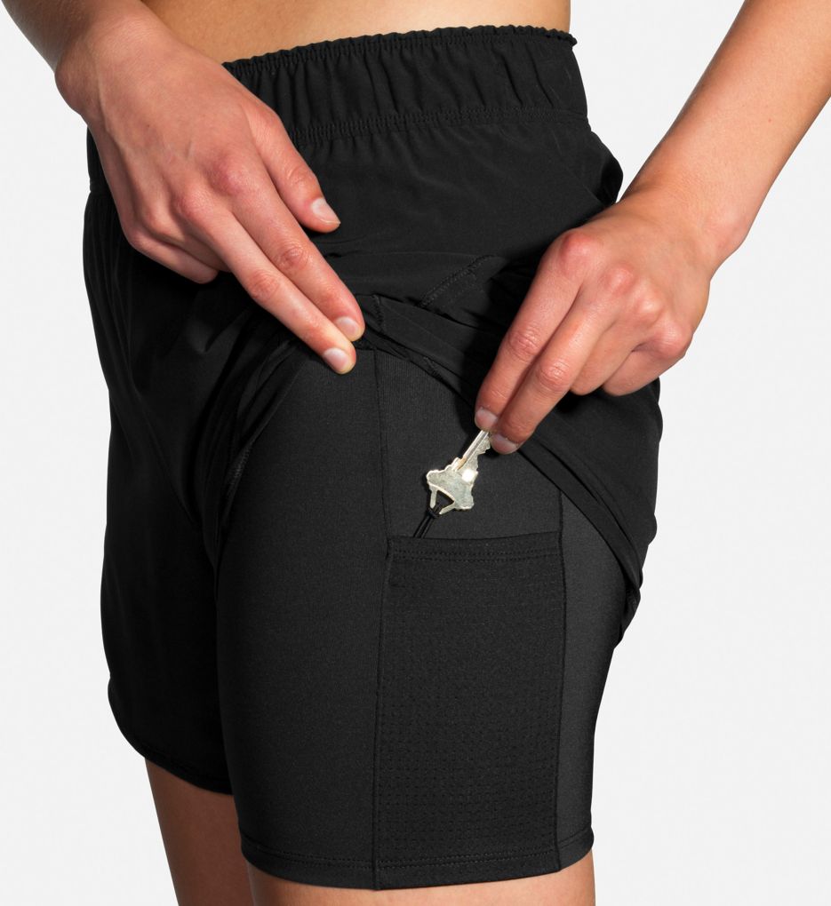 Brooks Chaser 5 Inch 2-In-1 Short 221464 - Image 5