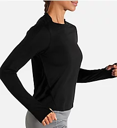 Distance DriLayer Solid Long Sleeve T-Shirt Black 2X