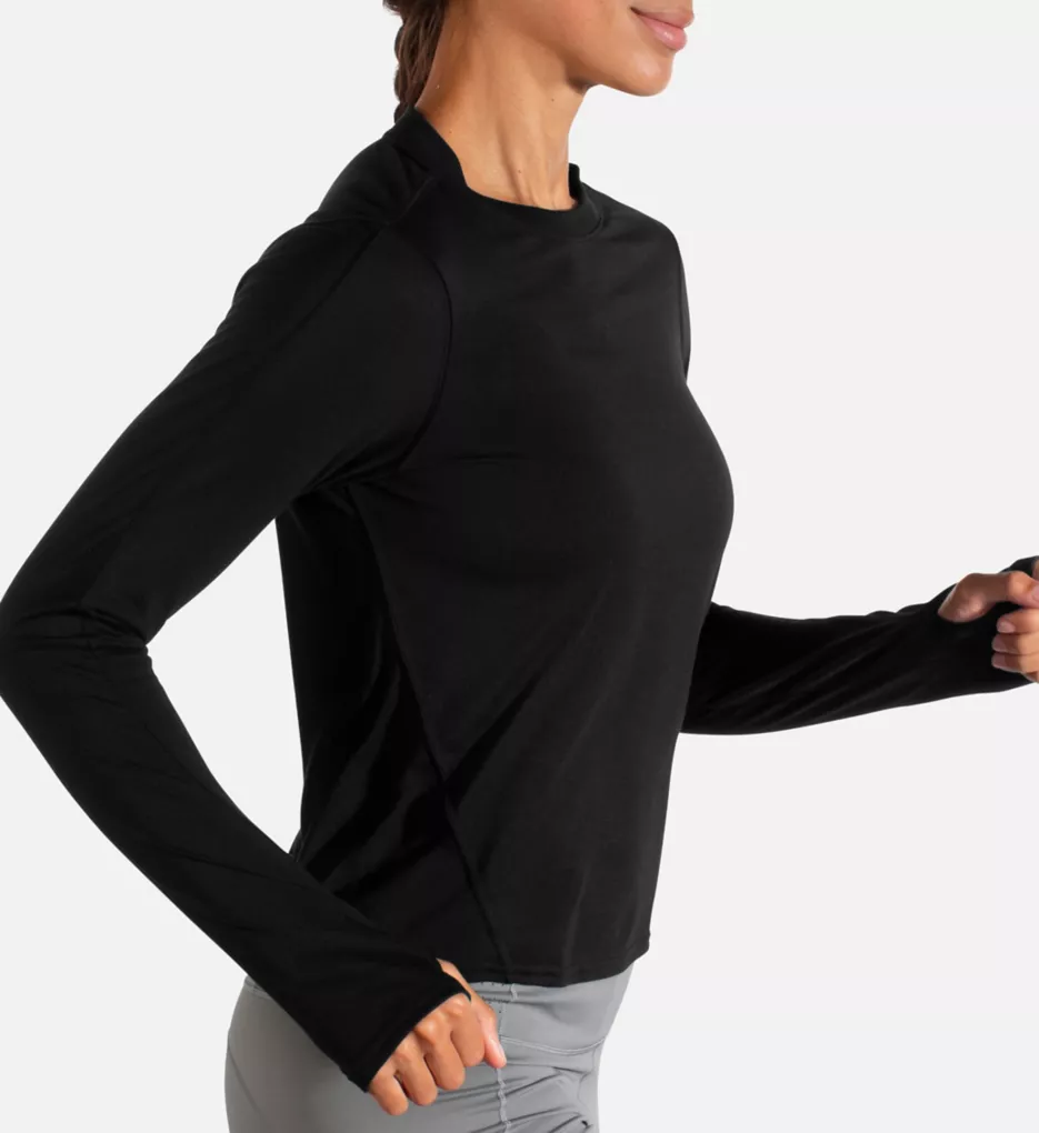 Distance DriLayer Solid Long Sleeve T-Shirt Black 2X