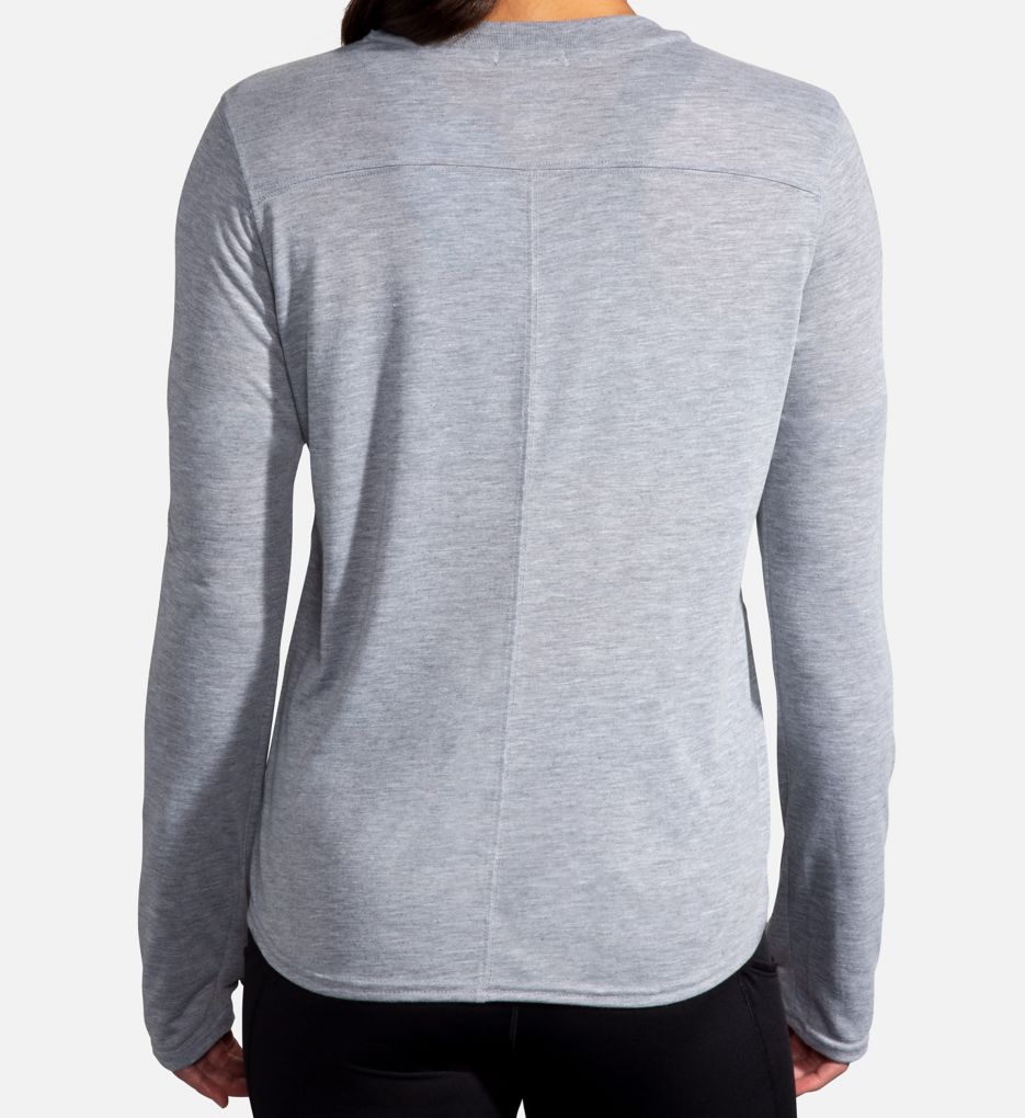 Brooks Distance DriLayer Solid Long Sleeve T-Shirt 221471 - Image 2