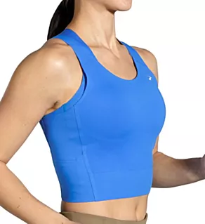Run Within Crop Tank Bluetiful/Golden Hour 2X
