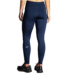 Moment Wide Waistband Tight with Pockets Navy S
