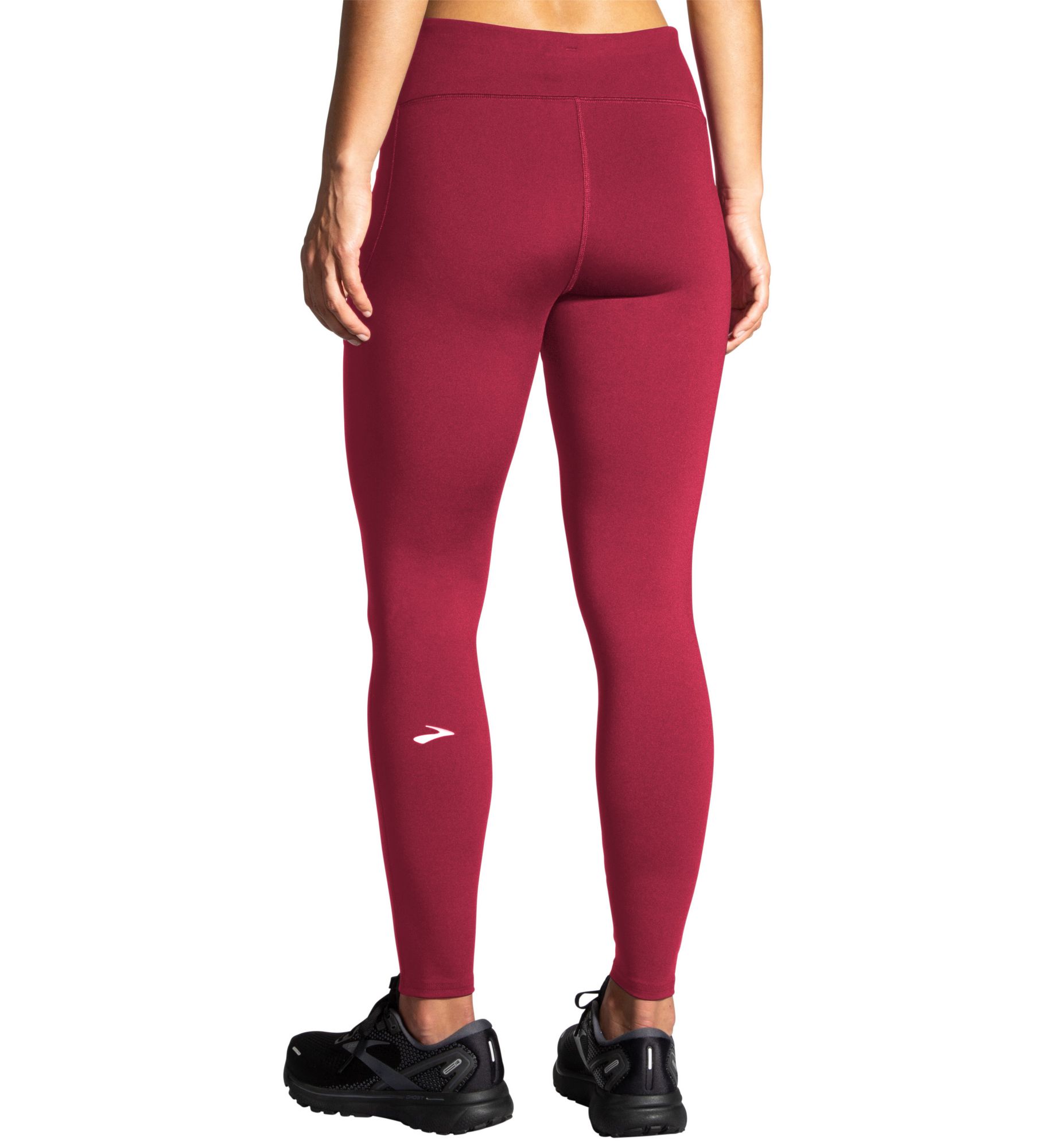 Brooks Moment Wide Waistband Tight with Pockets Razzmatazz 2X  - Image 2