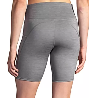 Spark 8 Inch Short Tight Heather Charcoal 2X