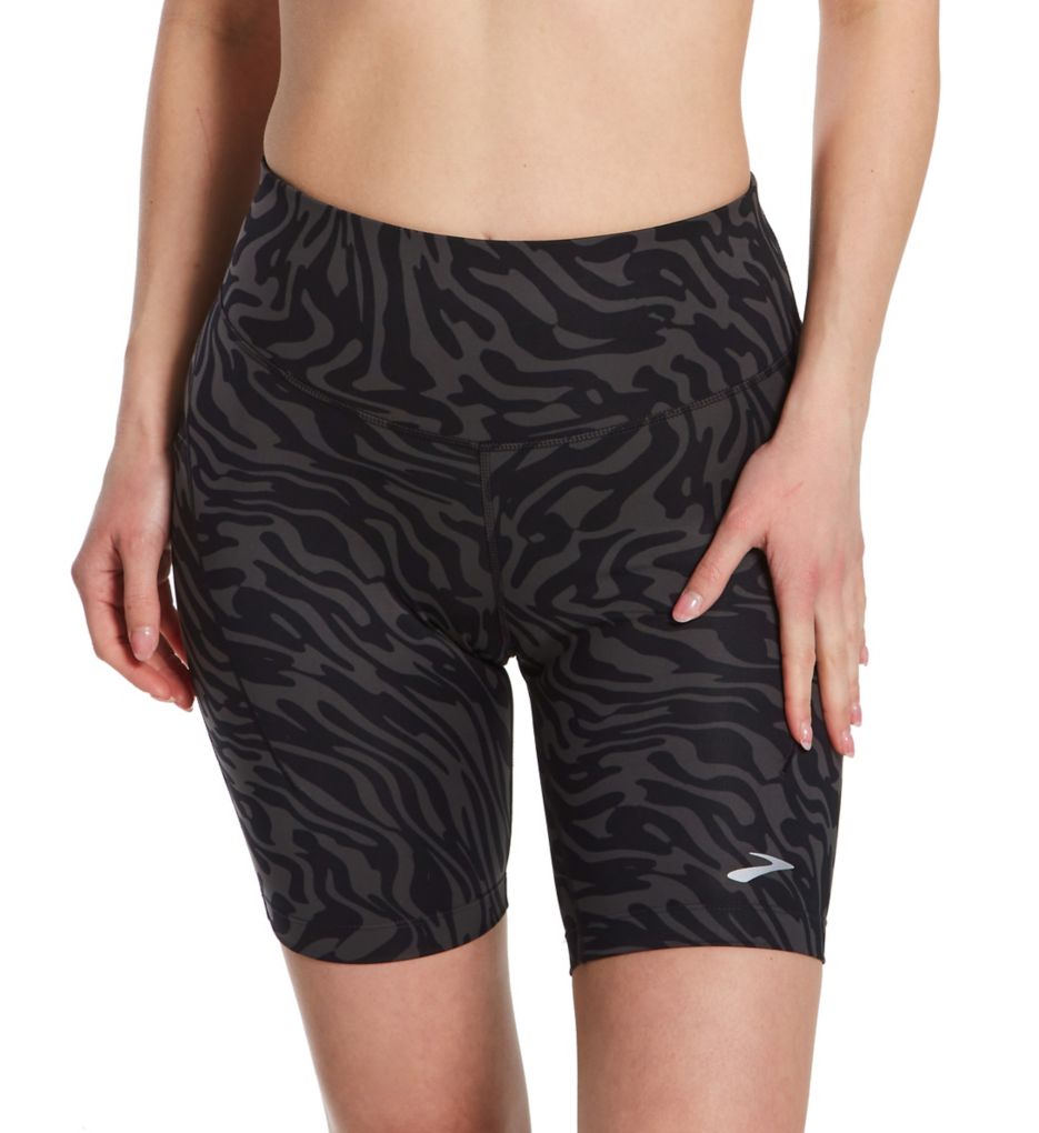 Brooks Spark 8 Inch Short Tight Obsidian Speedscape XL  - Image 1