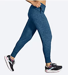 Luxe Super Soft UPF 50+ Jogger Pant with Pockets Heather Moroccan Blue XS