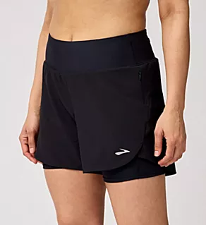 Chaser 5 Inch Short Black 2X
