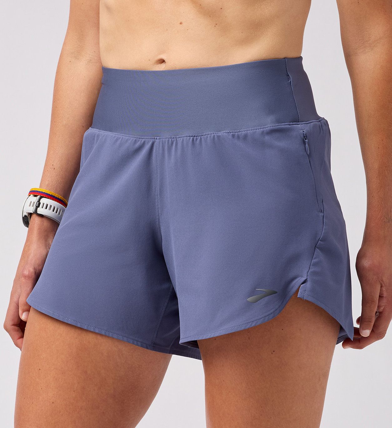 Brooks Women's Chaser 5 Inch Shorts 2.0 in Nightshadow | Size: 2X | HerRoom.com