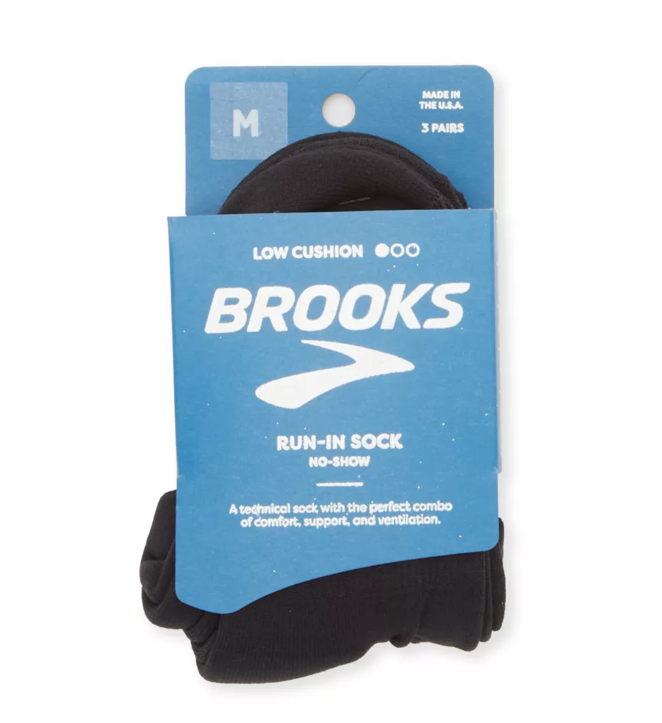Brooks Run-In No-Show Sock - 3 Pack 280493 - Image 1