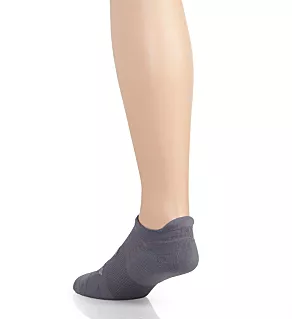 Run-In No-Show Sock - 6 Pack Asphalt/White/Black L