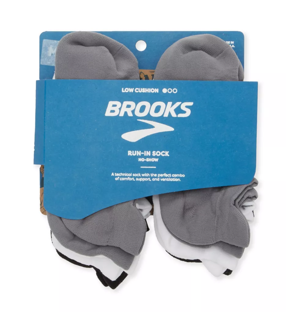 Brooks Run-In No-Show Sock - 6 Pack 280494 - Image 1