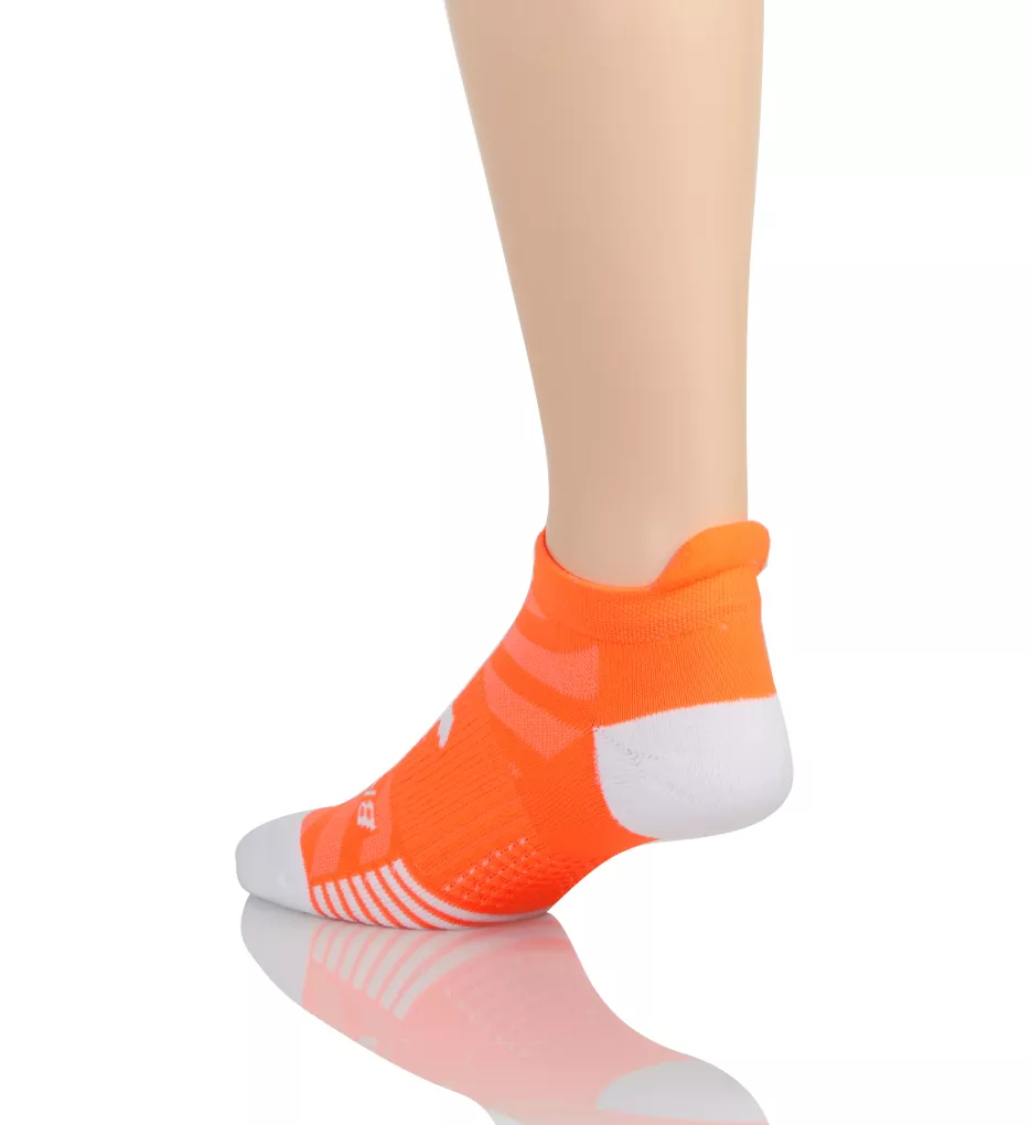 Ghost Lite No-Show Sock - 2 Pack Orange/White L