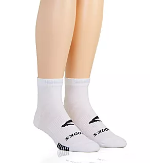 Ghost Lite Quarter Sock - 2 Pack White L