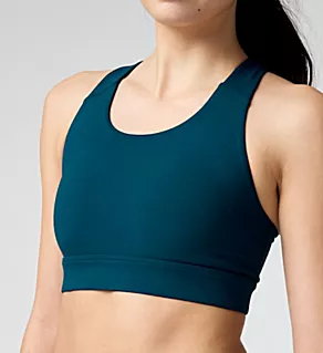 Luxe Pocket Medium Impact Sports Bra Cosmo L