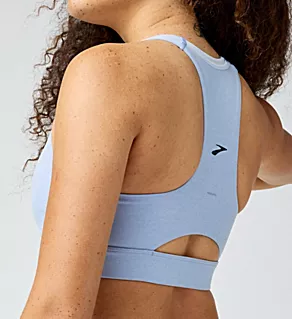 Luxe Pocket Medium Impact Sports Bra Halogen Blue L
