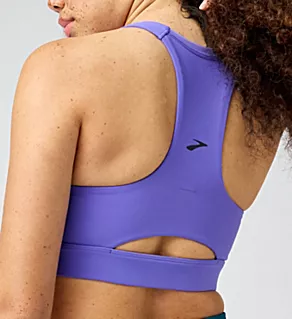 Luxe Pocket Medium Impact Sports Bra Violet XL