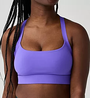 Luxe Strappy Bra Violet 2X