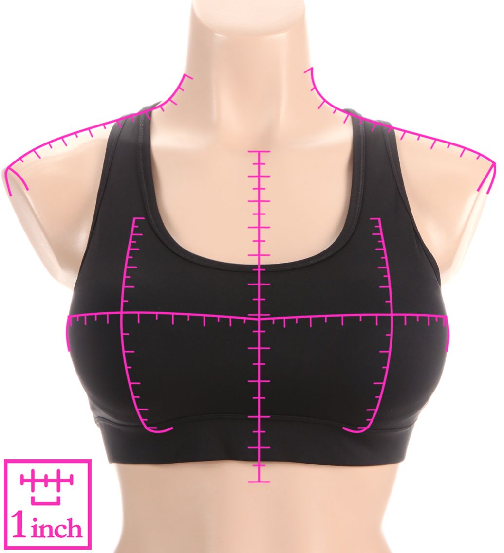 Measured Image Back Image Front Image Main Image Brooks Dash Medium Impact Padded Pullover Bra 300651