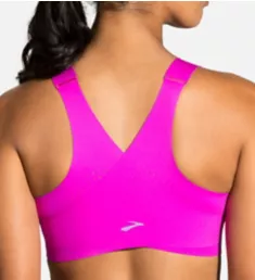 Dare Zip Front DriLayer Sports Bra Magenta/Heliotrope 40C/D