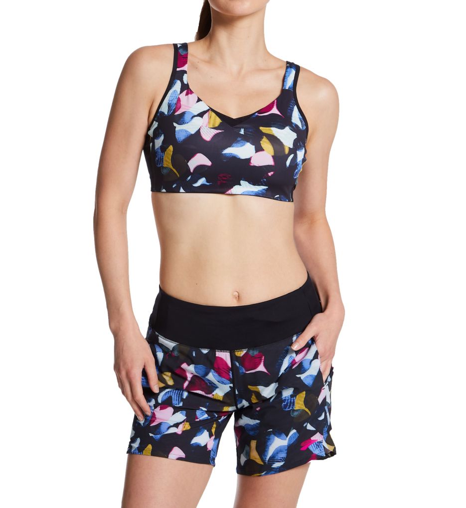 Women's Brooks 350081 Drive Convertible Sports Bra (Matrix Navy 36D) 