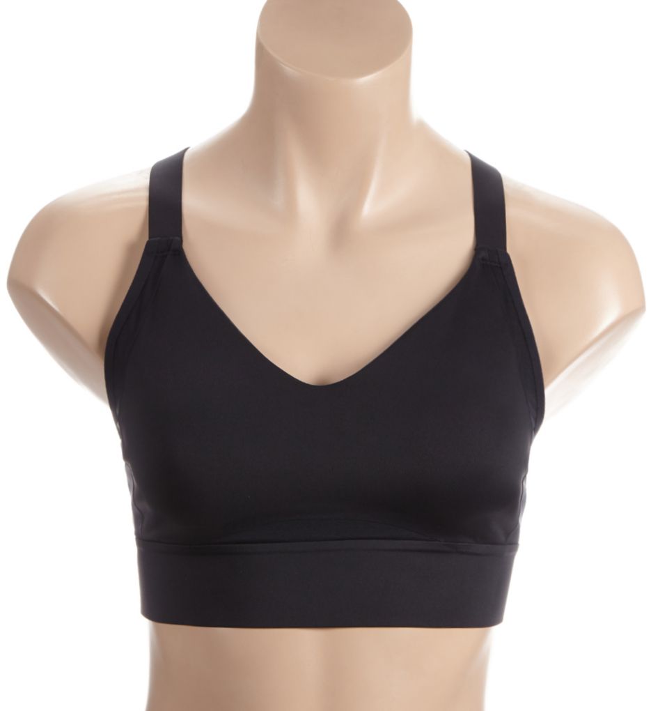 Brooks Drive Interlace Womens Sports Bra - Black