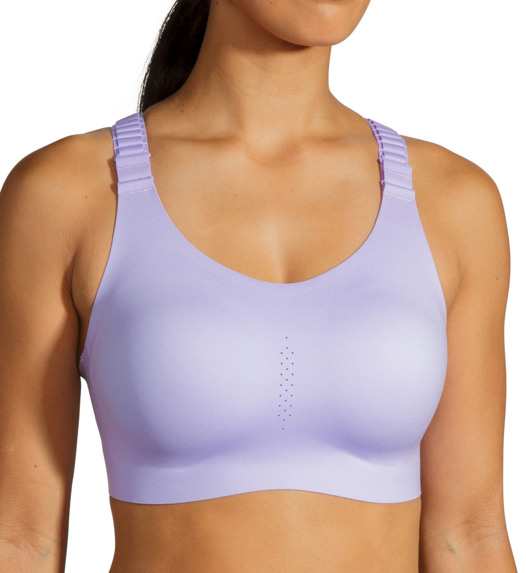 Brooks (2542510): Brooks 350085 Dare Racerback 2.0 DriLayer Sports Bra (Violet Dash 34E)