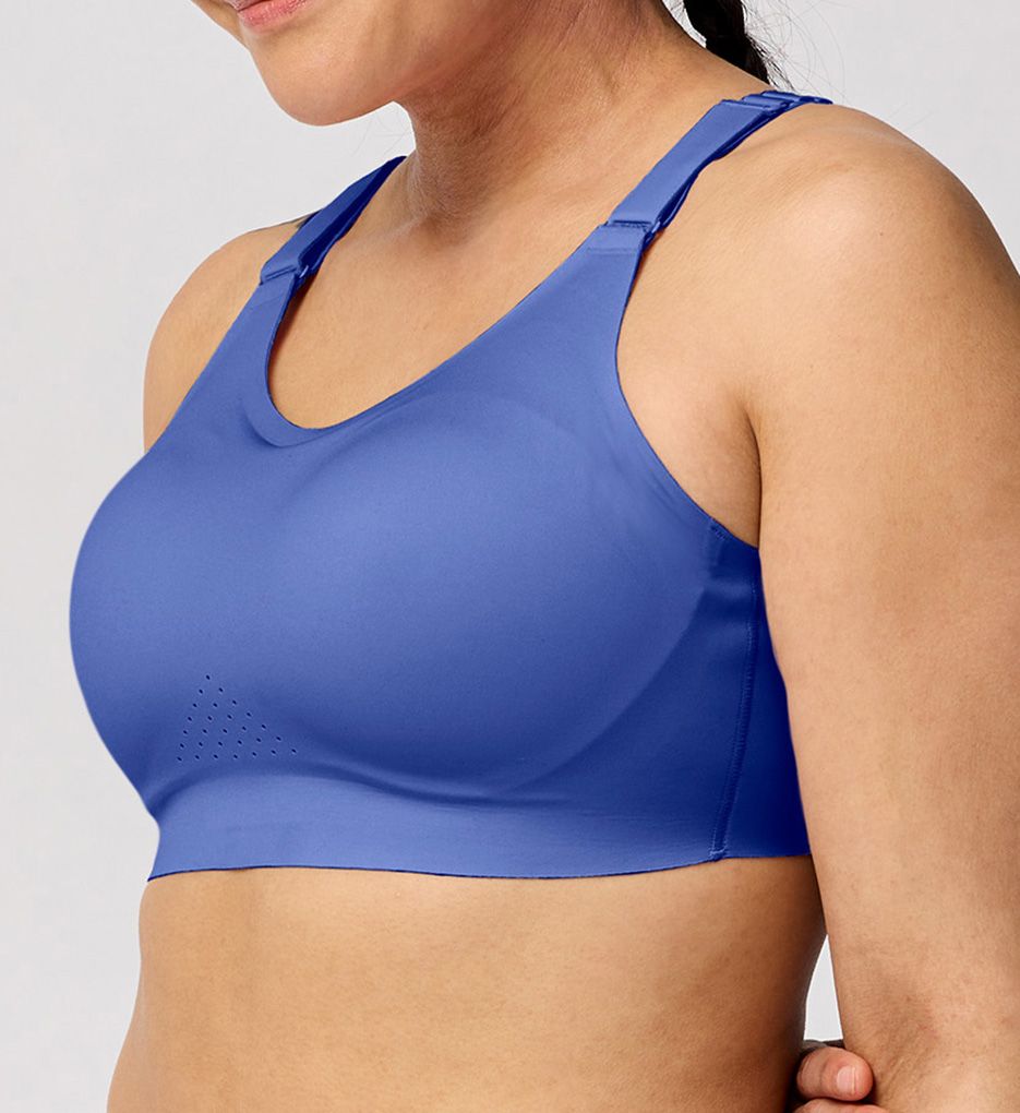 Brooks BLACK Moving Comfort Dare Crossback DriLayer Sports Bra, US 30 C/D 