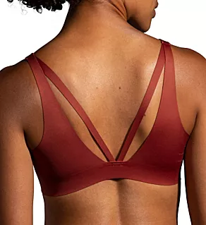 Dare Strappy DriLayer Sports Bra Copper/Ice Blue 40A/B