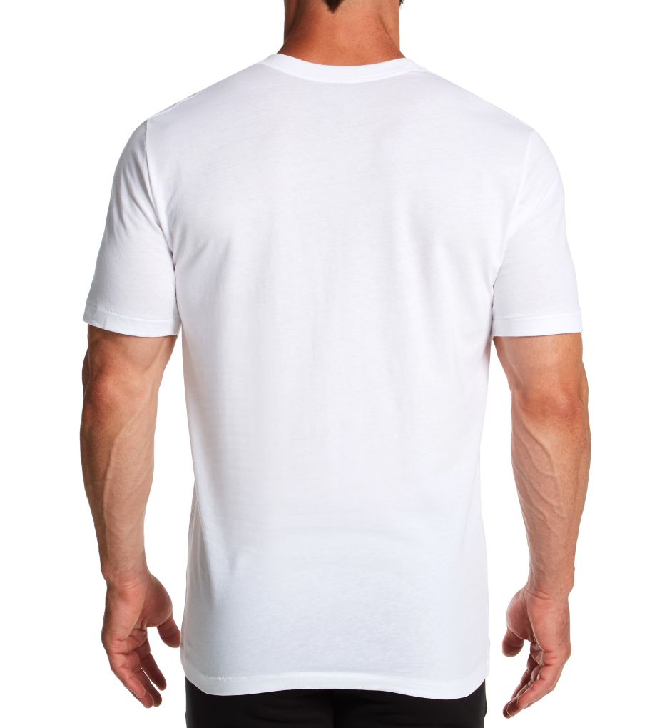 100% Cotton Crew Neck T-Shirts - 3 Pack-bs