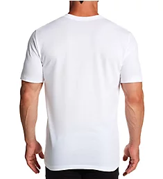 100% Cotton Crew Neck T-Shirts - 3 Pack White XL
