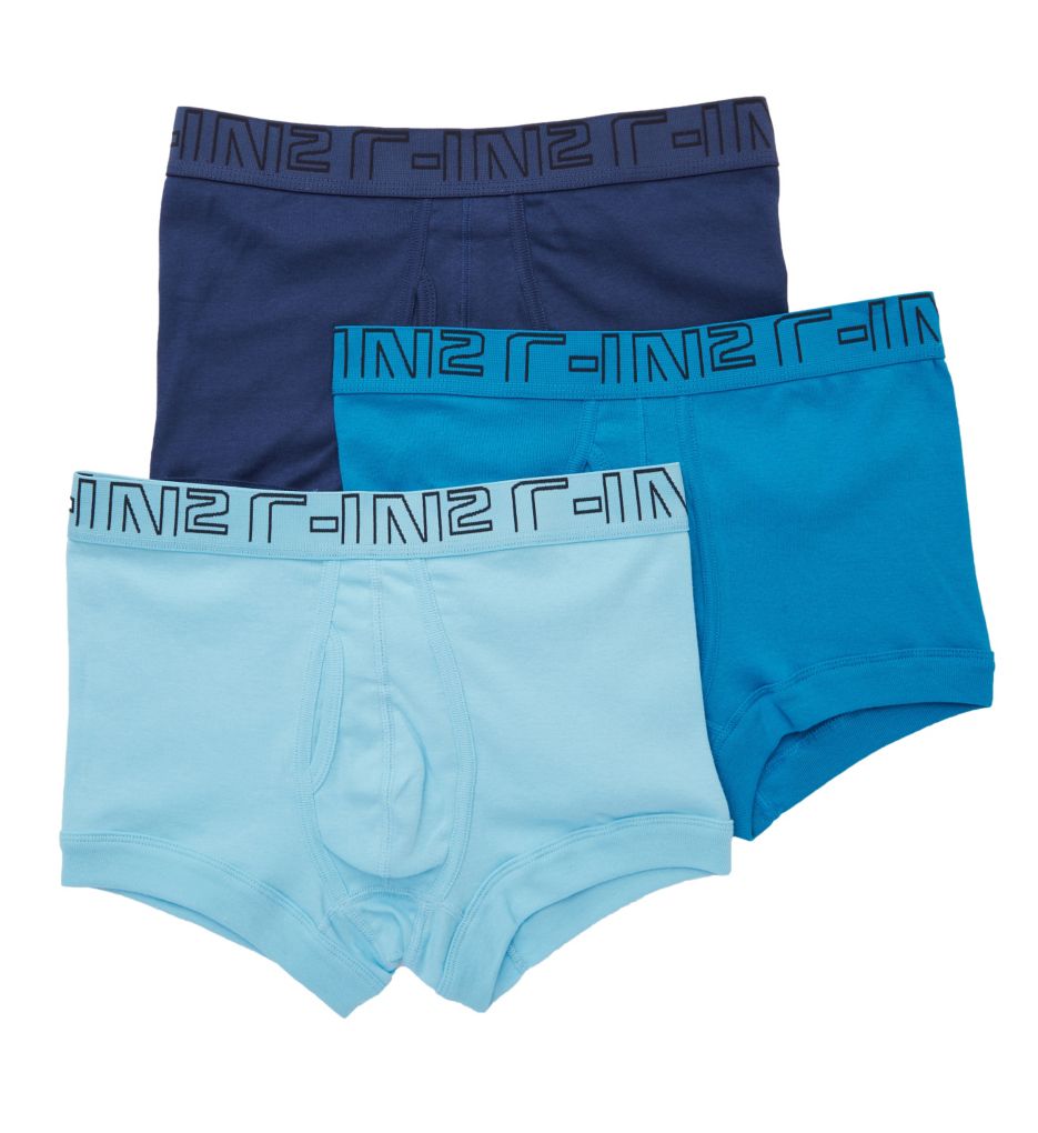 100% Cotton Low Rise Trunks - 3 Pack-acs