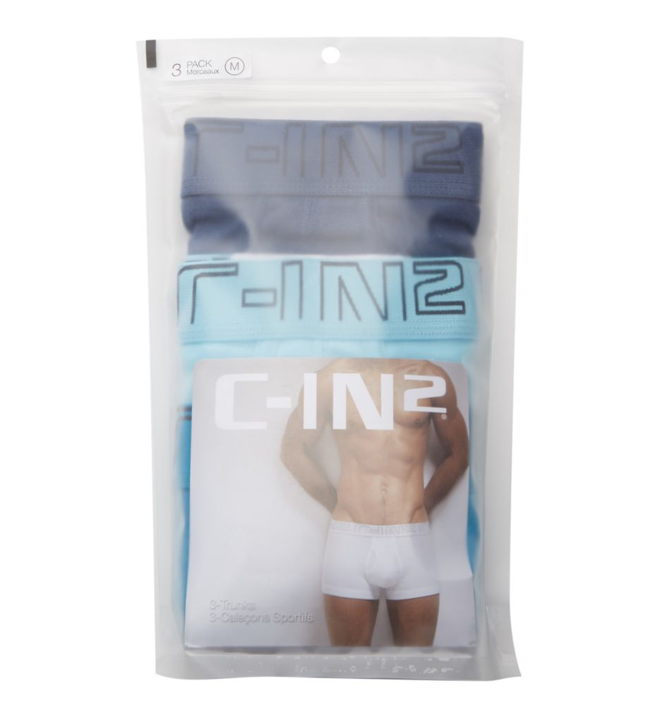 100% Cotton Low Rise Trunks - 3 Pack-cs1