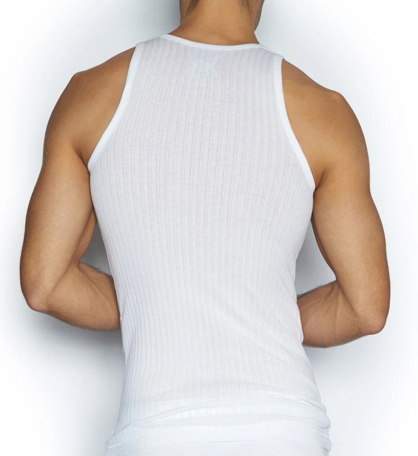 Square Neck Ribbed Tank Top - 3 Pack