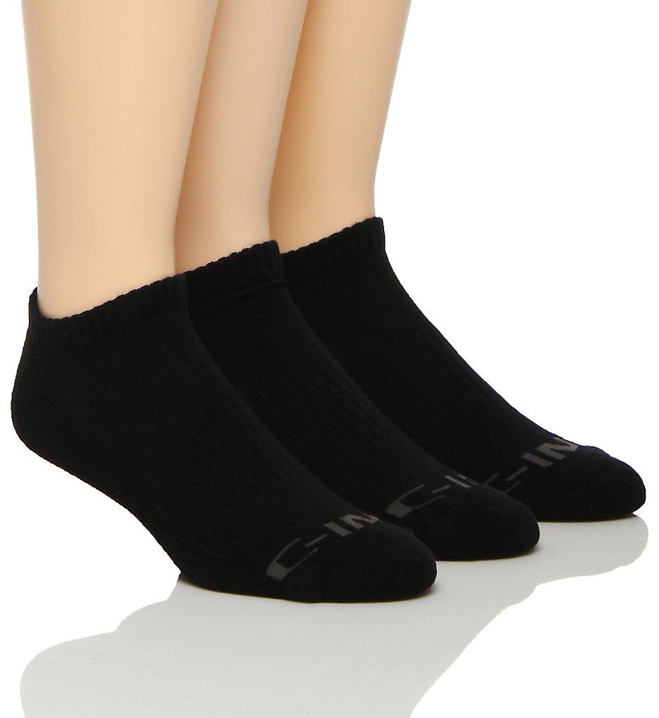 C-in2 2000 Core Lo No Show Socks - 3 Pack (Black)