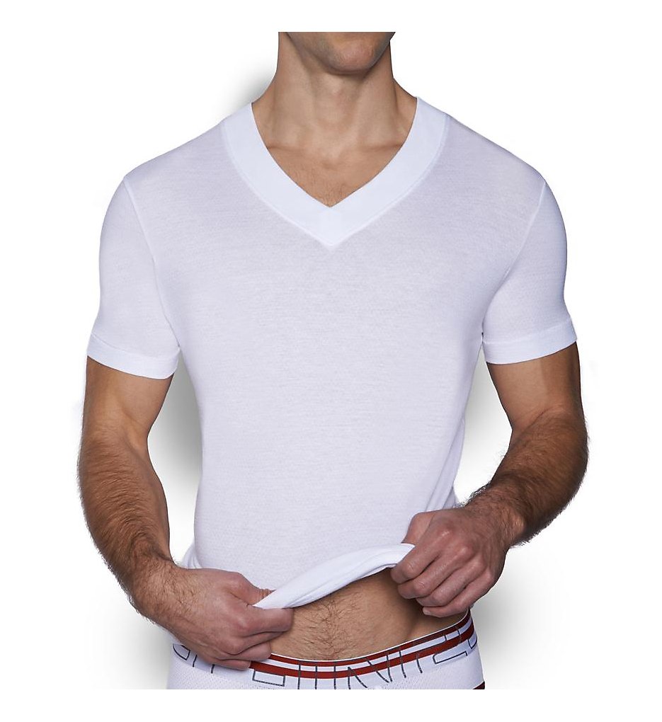 C-in2 3209 Zen Wide V-Neck T-Shirt (White)