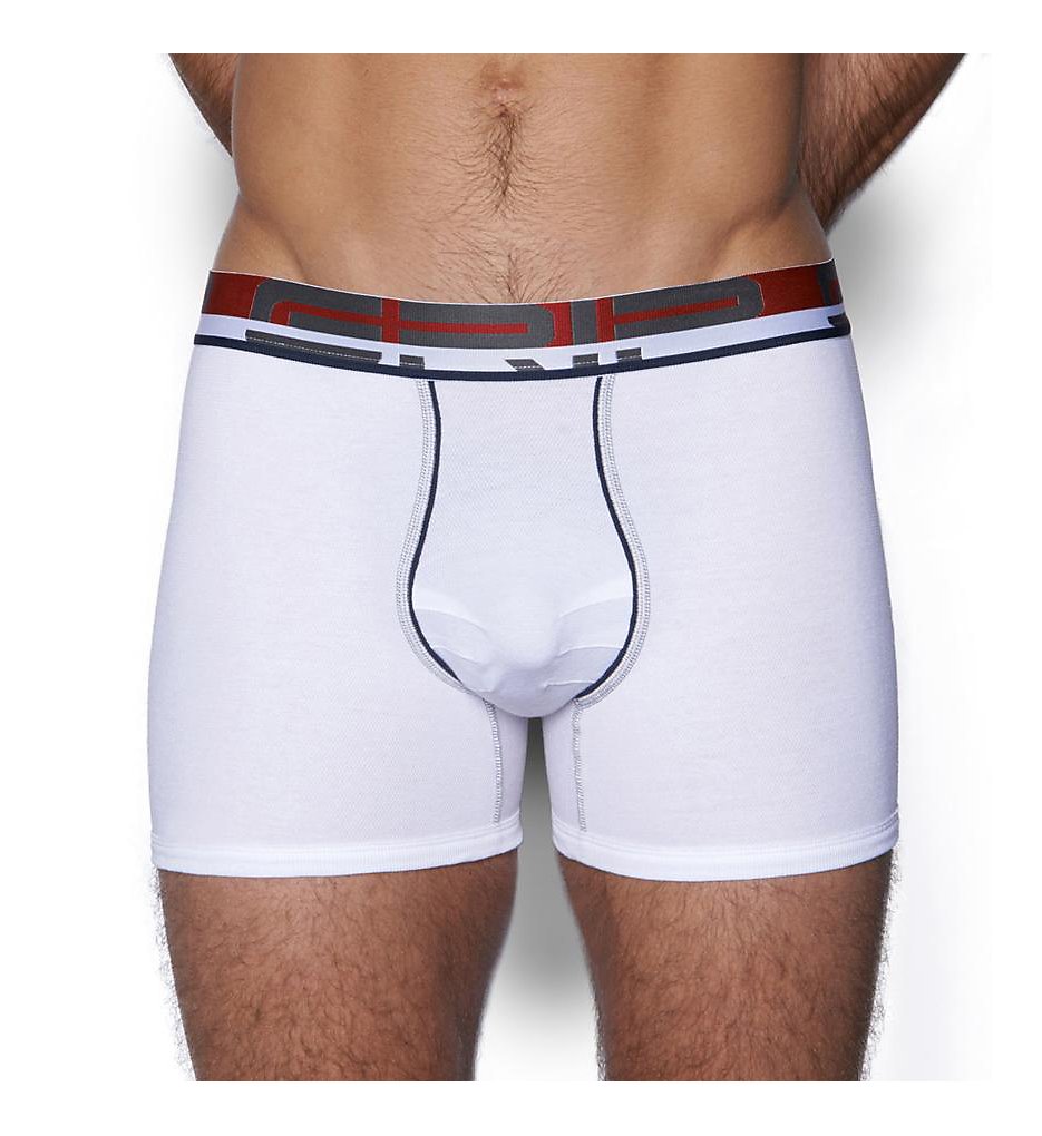 C-in2 3334 Grip Compression Boxer Briefs (White)
