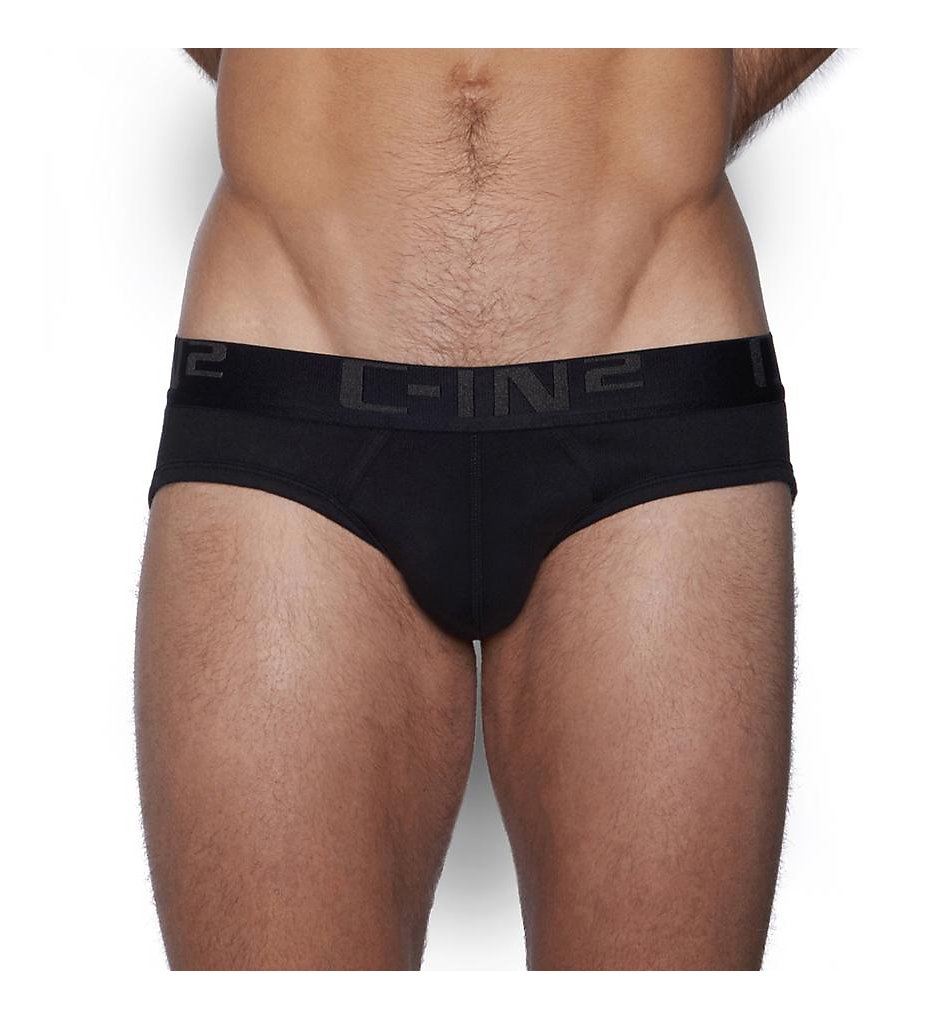 C-in2 4013 Core Low No Show Profile Briefs (Black)