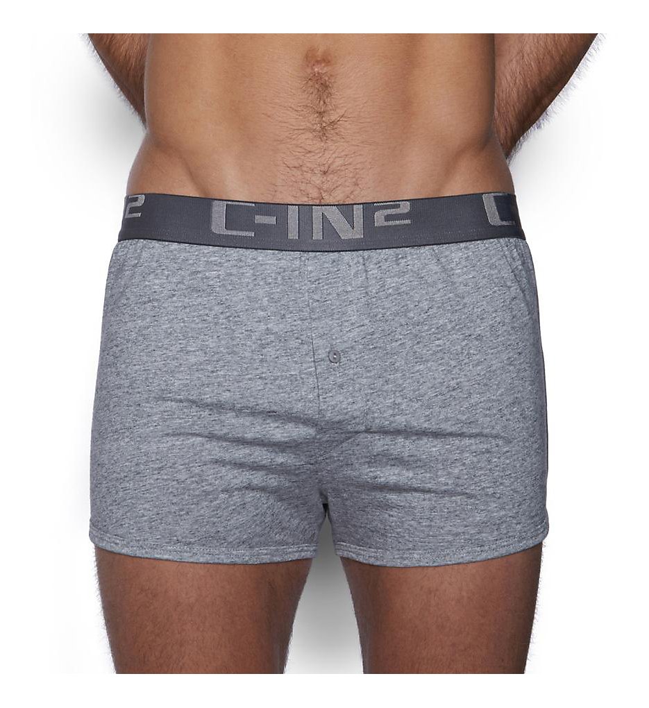 C-in2 4019 Core Basic 100% Cotton Boxer (Heather Grey)