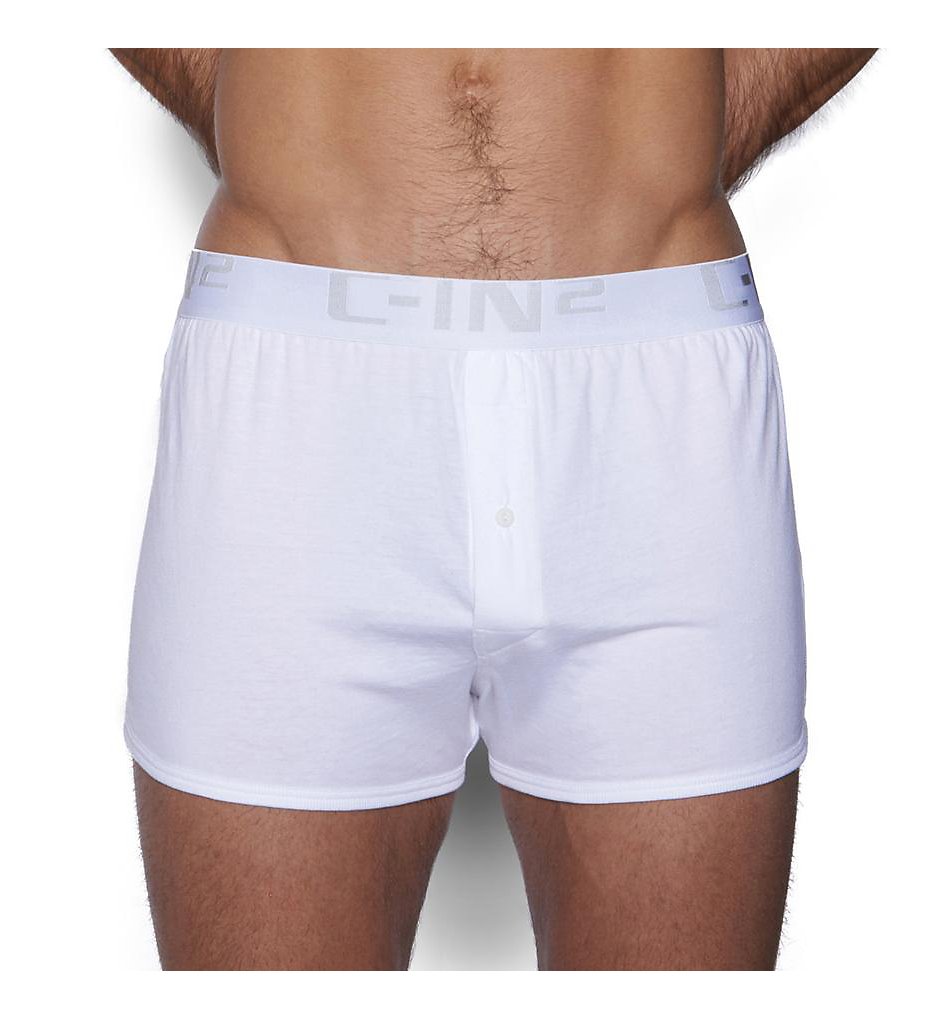 C-in2 4019 Core Basic 100% Cotton Boxer (White)