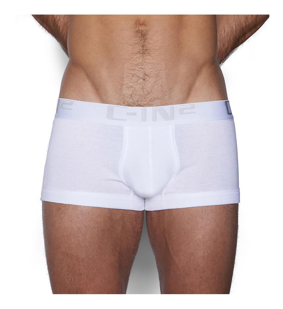C-in2 4023 Core Low No Show Army Trunk (White)