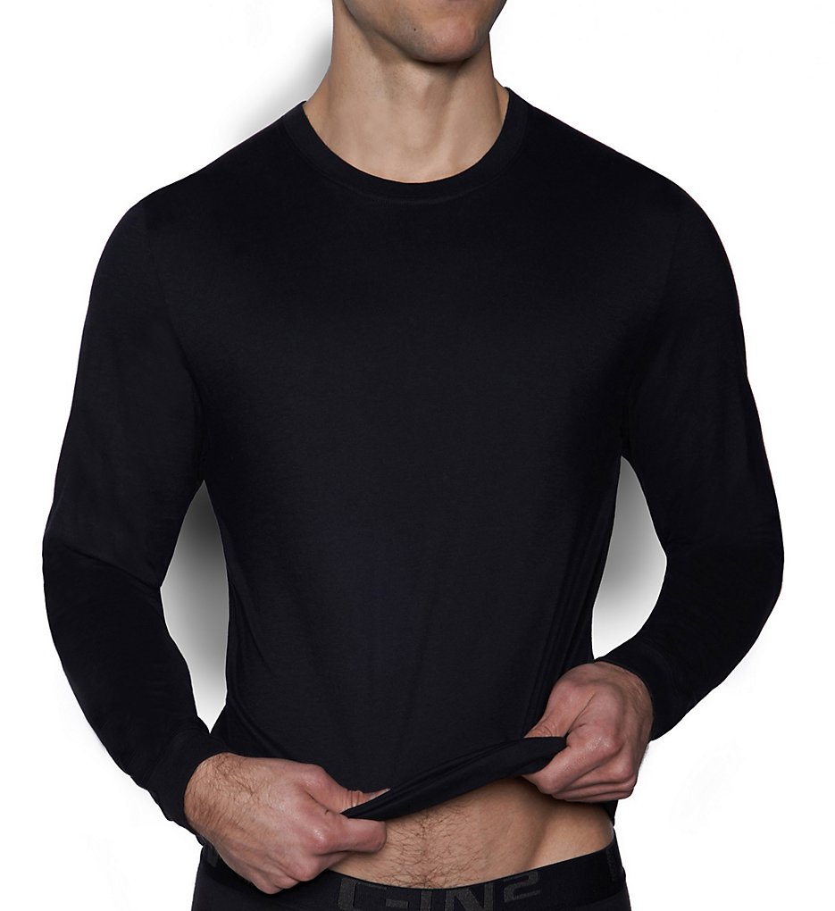 C-in2 4115 Core Long Sleeve Crew Neck T-Shirt (Black)