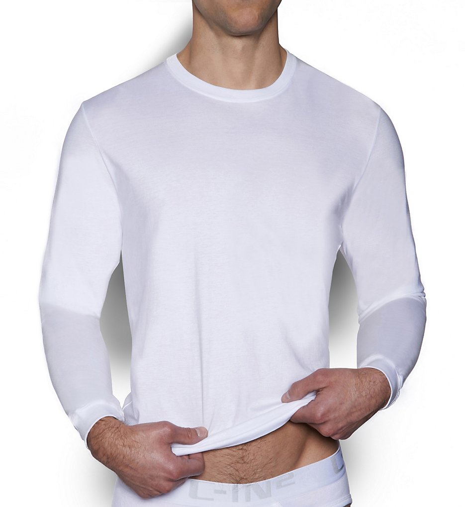 C-in2 4115 Core Long Sleeve Crew Neck T-Shirt (White)