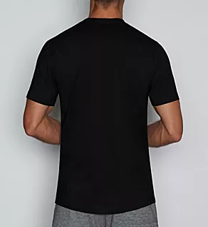 Core Classic 100% Pima Cotton V-Neck T-Shirt Black S