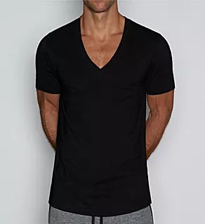Core Classic 100% Pima Cotton V-Neck T-Shirt