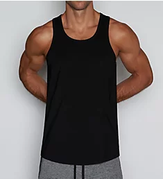 Relaxed Cotton Tank BLK S
